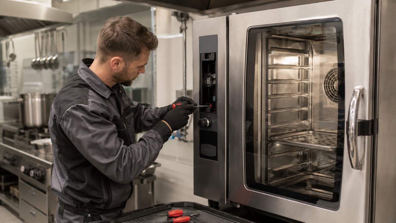 manutenzione cucine industriali in ambiente professionale 3