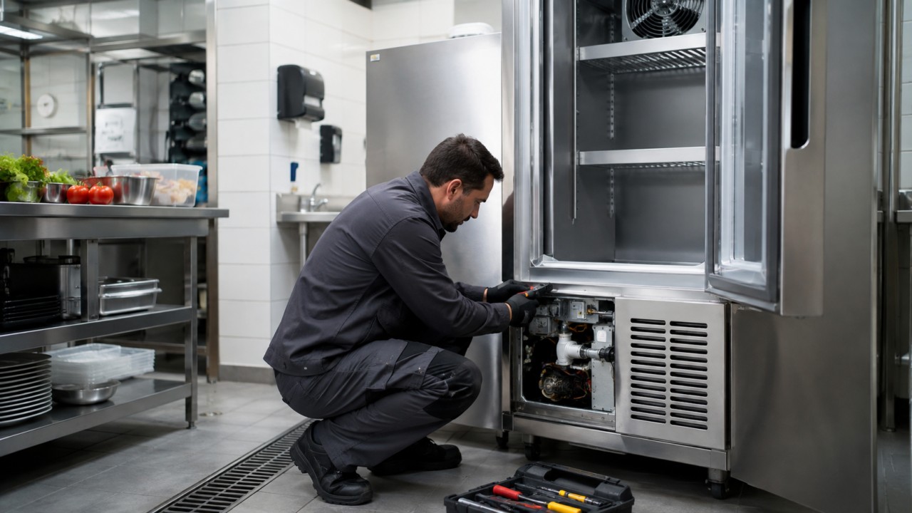 manutenzione cucine industriali in ambiente professionale