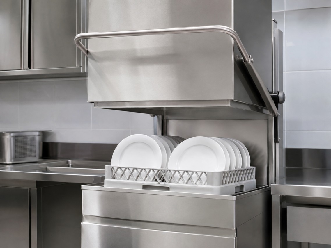 lavastoviglie a capote Compack in cucina professionale 3